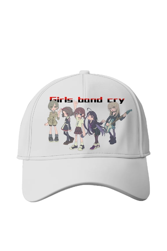 Girls Band Cry Snapback High Street Men Women Cool Summer Anime Baseball Hat Casual Cat