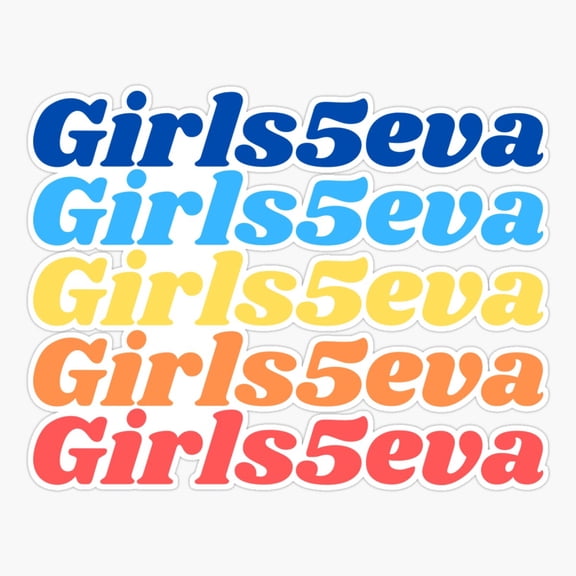 Girls Band Font Fan Vinyl Decal Sticker