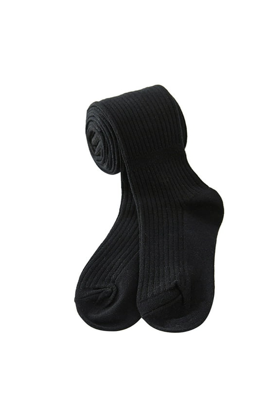 Girls Baseball Pants Grey Toddler Kids Baby Girls Cotton Leggings Knitted Tights Stretchy Basic Full Length Pants Pantyhose for Spring Autumn Stocking Black, XL