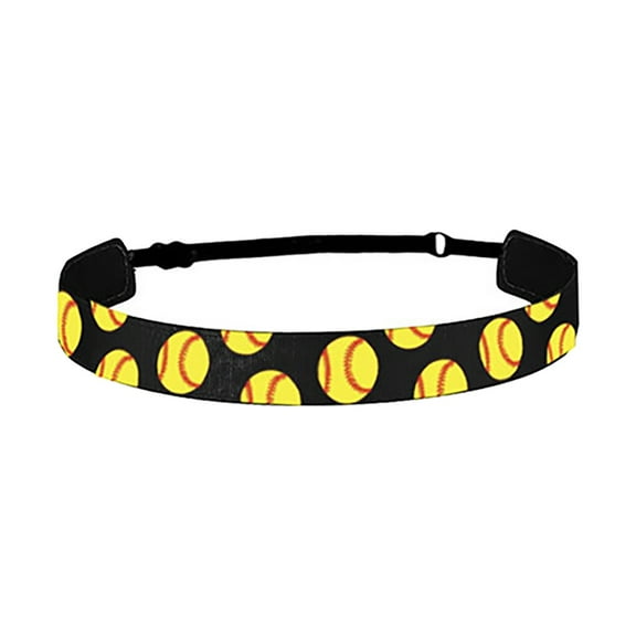 Girls Baseball Softball Sports Hairband Elastic Non Headband Hairband Running Headband Hair Accessories