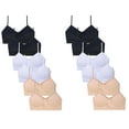 thumbnail image 1 of Girls' Basic Cropped Trainer Spaghetti Strap Training Bra with Removable Pad (Single or 6 or 12 Packs), 1 of 4