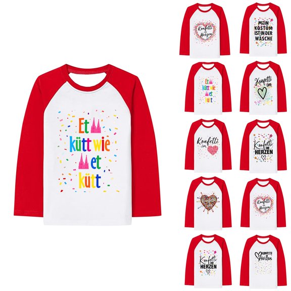 Girls Basic Long Sleeve Tees Girls Clothes Size 12 Toddler Boys Girls Solid Crew Neck Tee, Simple Plain Casual Daily Indoor Outdoor Top Back To School Clothes