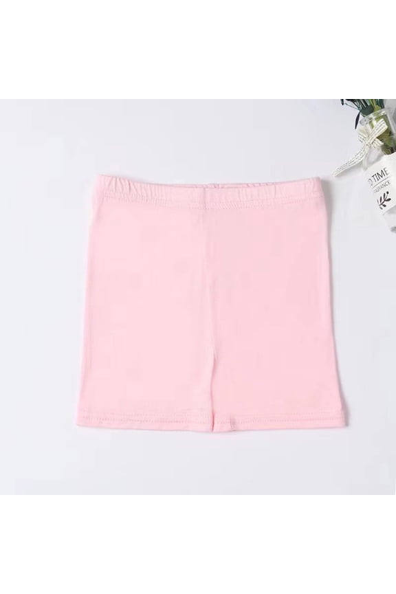 Girls Basic Short Leggings Inner Layering Bike Shorts(PK1 3-4 Years)
