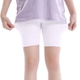 thumbnail image 1 of Girls Basic Solid Biker Short Spandex Yoga Leggings, 1 of 6