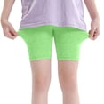 thumbnail image 1 of Girls Basic Solid Biker Short Spandex Yoga Leggings, 1 of 6