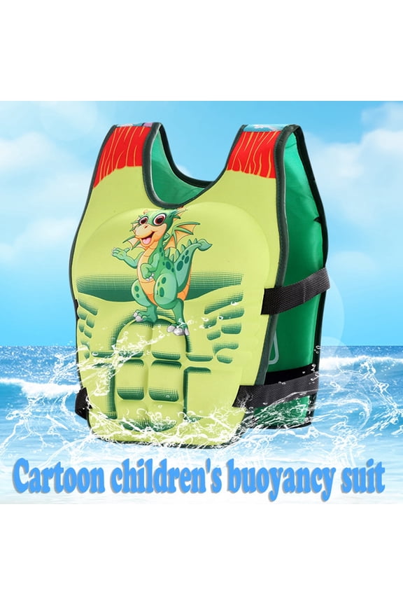Girls Bathing Suit Muscle Children's Life Jacket Hand Sleeve Baby Learn Swimming Buoyancy Vest Teen Bathing Suits Light Green 6 Years-9 Years