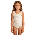 thumbnail image 1 of Girls Bathing Suit Sun UPF 50+ Cute Two Piece Swimsuits For Girls With Ruffle Skirt And Rash Guard Top, 1 of 4