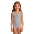 thumbnail image 1 of Girls Bathing Suit Sun UPF 50+ Cute Two Piece Swimsuits For Girls With Ruffle Skirt And Rash Guard Top, 1 of 5