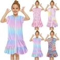 thumbnail image 1 of Girls Bathing Suits Size 10-12 Rash Guard Boys Swim Cover Up Zip Up Hooded Tree/Dinosaur Print Bathing Suit Coverup Wraps Kids Pool Beach Robe, 1 of 9