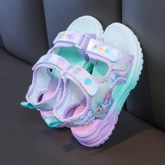 Girls Beach Sandals Open-Toe Summer Outdoor Child Sport Sandals Athletic Lightweight(Toddler/Little Kid/Big Kid)