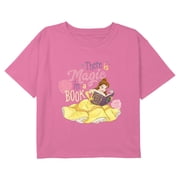 Girls Beauty and the Beast Magic in a Book Belle T Shirt