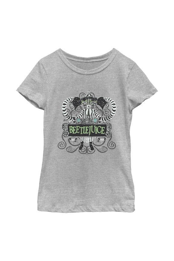 Girls Beetlejuice Carousel Hat T Shirt