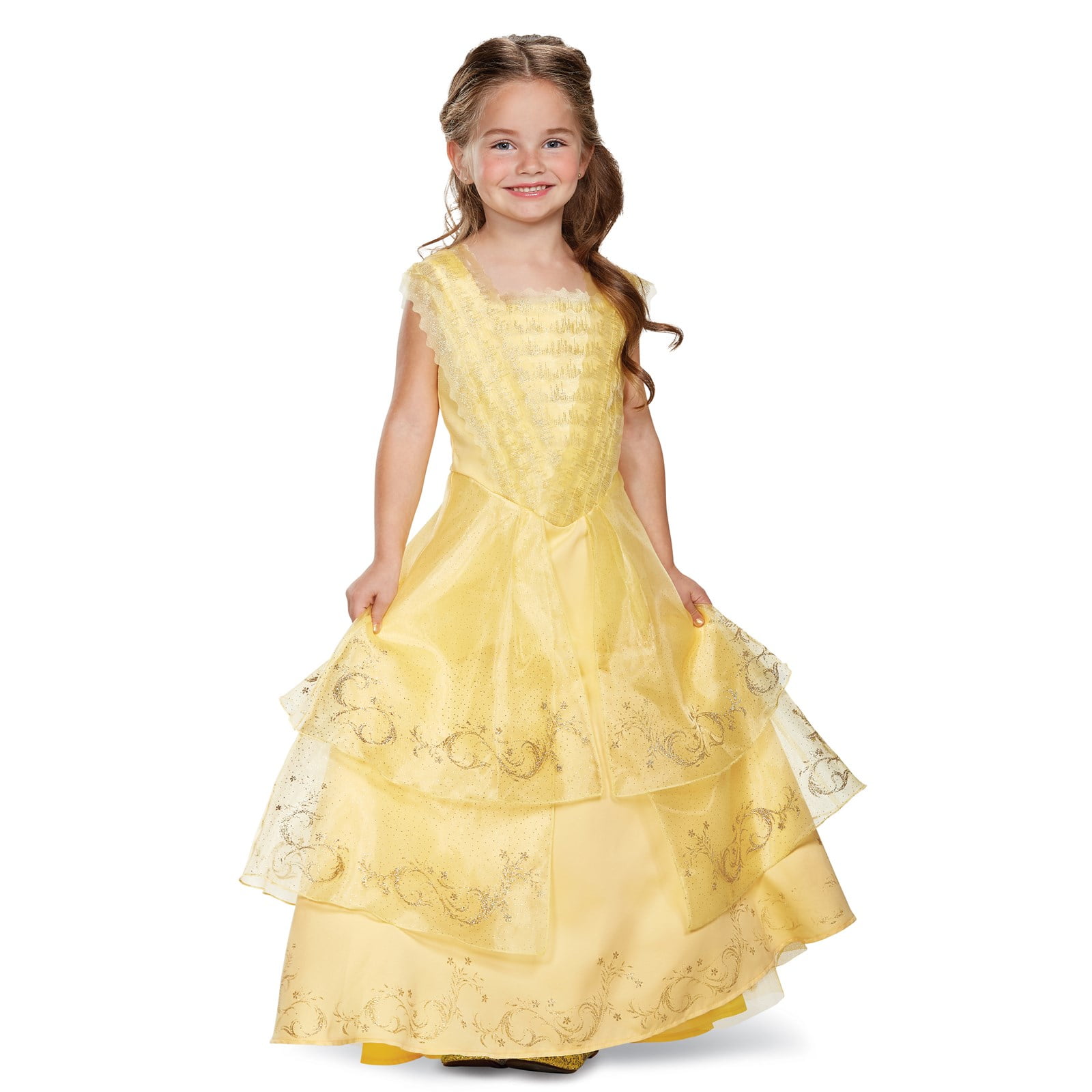 Girls Belle Ball Gown Prestige Costume - Walmart.com