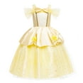 thumbnail image 1 of Girls Belle Princess Dress Kids Halloween Fancy-Dress Toddler Costume Outfits, 1 of 8