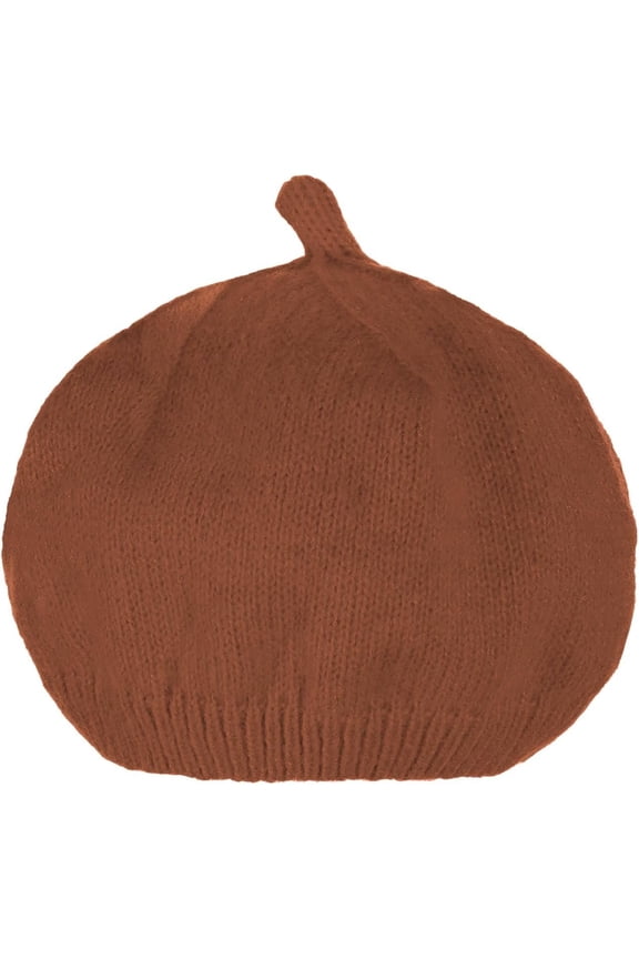 Girls Beret Hat Knitted Beanie Cap Hat Artist Hat for Winter