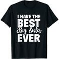 thumbnail image 1 of Girls’ “Big Sis” Shirt – Stylish Sister Matching Tee, 1 of 7