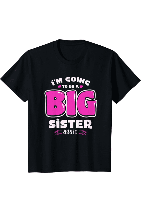 Girls’ “Big Sis” Shirt – Stylish Sister Matching Tee