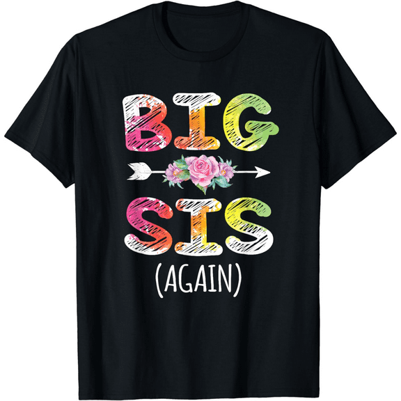 Girls’ “Big Sis” Shirt – Stylish Sister Matching Tee