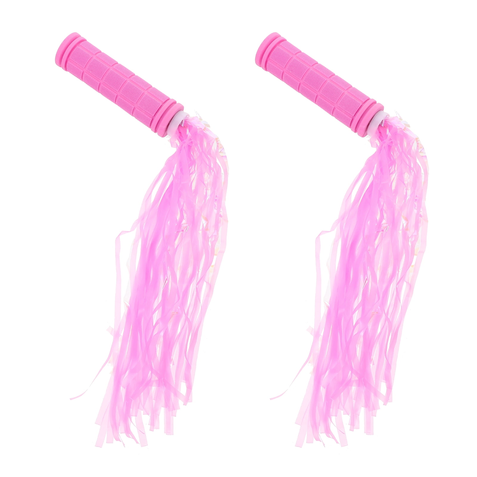 Girls Bike Accessories Handlebar Children's Streamer Set Pink Grip Streamers Scooter for Boys Rainbow Ribbon