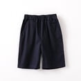 thumbnail image 1 of Girls Bike Shorts Comfortable Navy Shorts Elastic Girls Summer 1-2 Years, 1 of 2