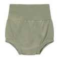 thumbnail image 1 of Girls Bike Shorts Quick Dry Workout Green Shorts Elastic Uniform Pants for Boys 12-18 Months, 1 of 4