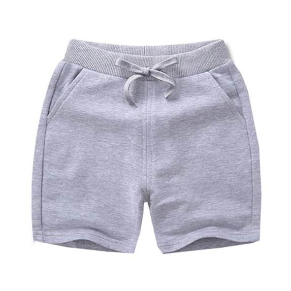 Girls Bike Shorts Quick Dry Workout Grey Shorts Elastic 5-6 Years Baby Girl Clothes