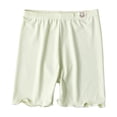 thumbnail image 1 of Girls Bike Shorts Ribbed Comfort Stretch Under Dress Safety Shorts for Kids to Big Kids 2T-13, Mint Green,Size 4-5T, 1 of 8