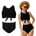 thumbnail image 1 of Girls 2-Piece Swimsuits Quick Dry Swimwear Sets with Chest Pad Cute Bathing Suits for Kids 7-8 Years, 1 of 5
