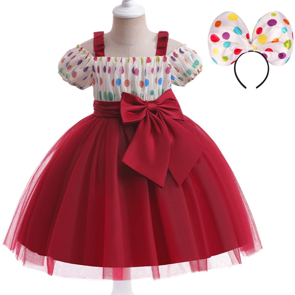 Girls Romantic Party Dress Christmas Princess Dress
