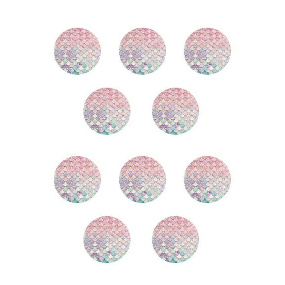 A Girls Birthday Party Decoration Colorful Scale Paper Plates Paper Cups Tissue Paper Tableware Set Exquisite Party Theme Disposable Tableware Style A