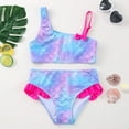 thumbnail image 1 of Girls Black Tassel Tankini Swimsuits Summer Beachwear Children Girls Bathing Suits Two-pieces Girls Bikini Swimsuits, 1 of 6