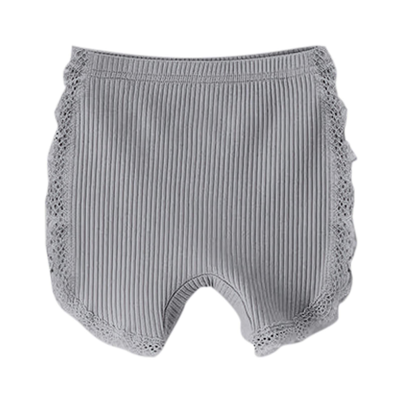 Girls Bloomers for Under Dresses Little Insurance Summer Thin Style Underpants Layer Front Crotch Bottoming Shorts For Women Solid Color Black Pants,Toddler Panties(Size:2-3 Years)