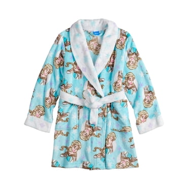 Disney Junior Minnie Mouse Girl's 3 Piece Hooded Robe & Pajama Set (XXS