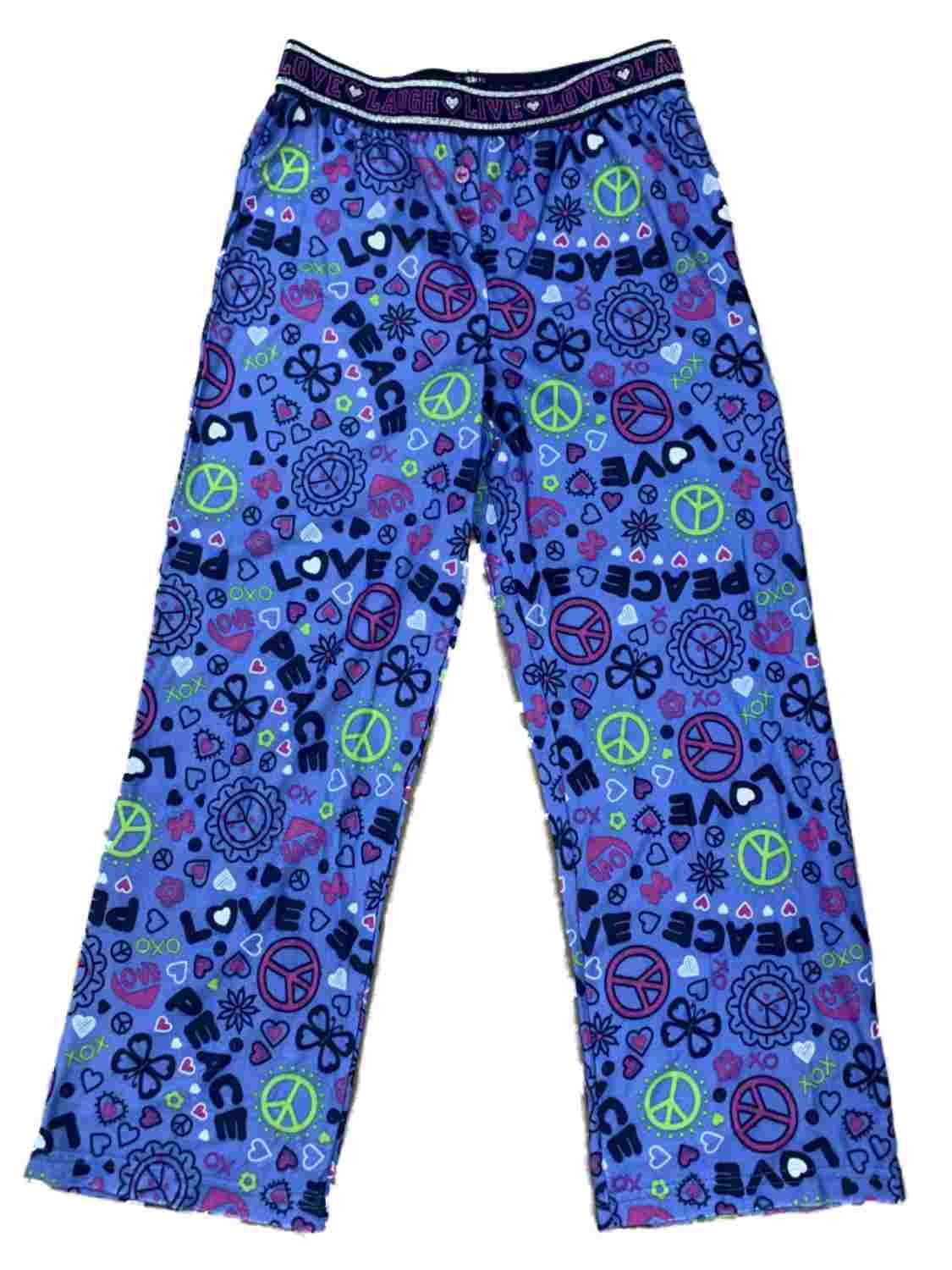 Peace frog pajama pants hotsell