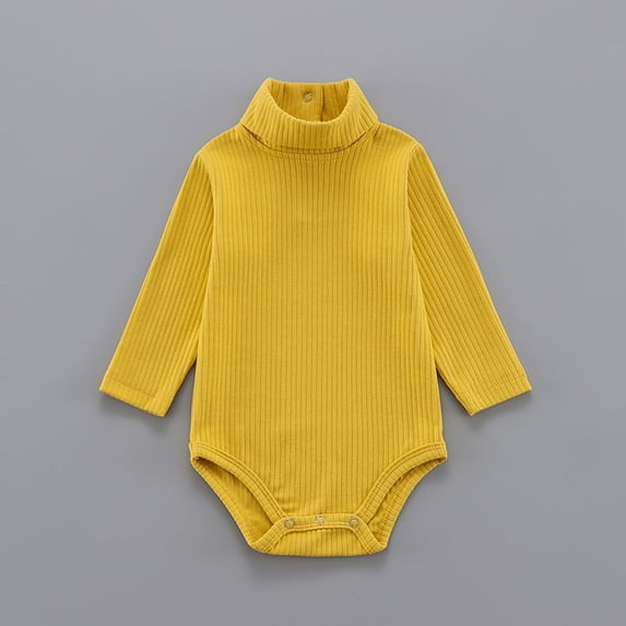 Girls Bodysuits Romper for Daily Casual Wear - Winter Long Sleeve Body Suit for Baby Girls Cozy All-In- -Piece Outfit