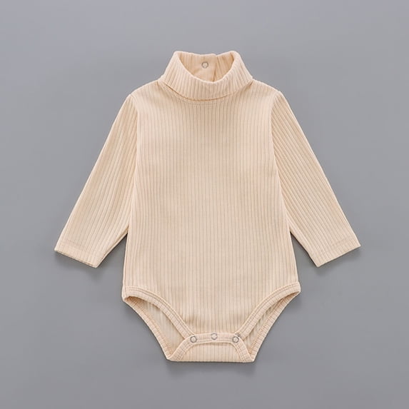 Girls Bodysuits Romper for Daily Casual Wear - Winter Long Sleeve Body Suit for Baby Girls Cozy All-In- -Piece Outfit