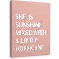 thumbnail image 1 of Girls Boho Room Decor,She Is Sunshine Mixed With a Little Hurricane Framed Canvas Wall Art Decor 11×14,Girls Wall Decor,Boho Sunshine Girls Nursery Little Girl Room Wall Art Framed Decor Prints, 1 of 6