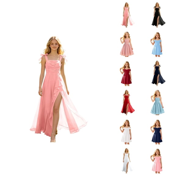 Girls Boho Strapless Backless Flowy Long Dress Casual Beach Summer Party Wear