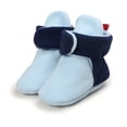 thumbnail image 1 of Girls Boots Baby Solid Color Soft Non Sole Winter Warm Cozy Toddler First Crib Boys Booties Size 0-6 M, 1 of 1