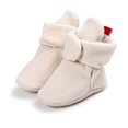 thumbnail image 1 of Girls Boots Baby Solid Color Soft Non Sole Winter Warm Cozy Toddler First Crib Boys Booties Size 0-6 M, 1 of 7