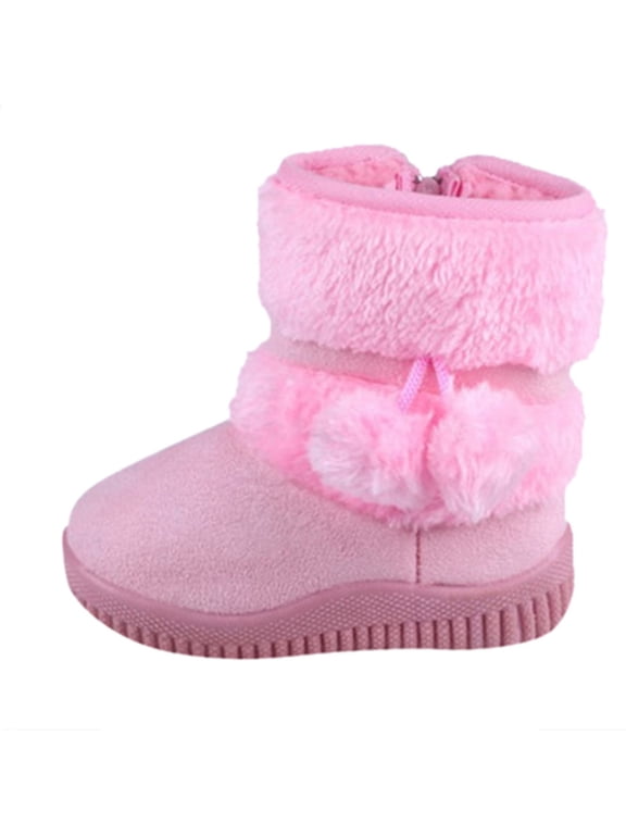 Girls Boots Christmas Gift Boys Girls Winter Boots Waterproof Lightweight Kid Snow Boots Outdoor for 15 Months-12 Years (Toddler/Little Kid/Big Kid) Save Big