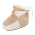 thumbnail image 1 of Girls' Boots Infant Baby Slippers Girls Boys Booties Warm Baby Socks Shoes Newborn Crib Shoes Baby Footwear Prewalkers Save Big, 1 of 9