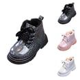 thumbnail image 1 of Girls Boots Girls Fall Boots Girls Boots Boys And Girls Mesh Lace Shoes Fashion Non Breathable Footwear for Play and Everyday Adventures, 1 of 6