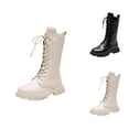 thumbnail image 1 of Girls Boots Girls Fall Boots Girls Boots Children Shoes Thick Soled Large Household Soft Soled Boots for Little Girls, 1 of 6