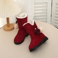 thumbnail image 1 of Girls Boots Kids Boys Winter Snow Mid Calf Boots Faux Fur Lined Fuzzy Boots for Little Kid/Big Kid, 1 of 6