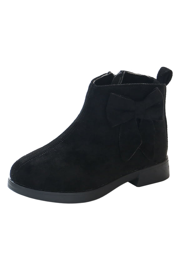 Girls Boots Size 12 Girl Boots Girls Shoes Fashion Solid Color Short Boots Non Breathable Women Boots