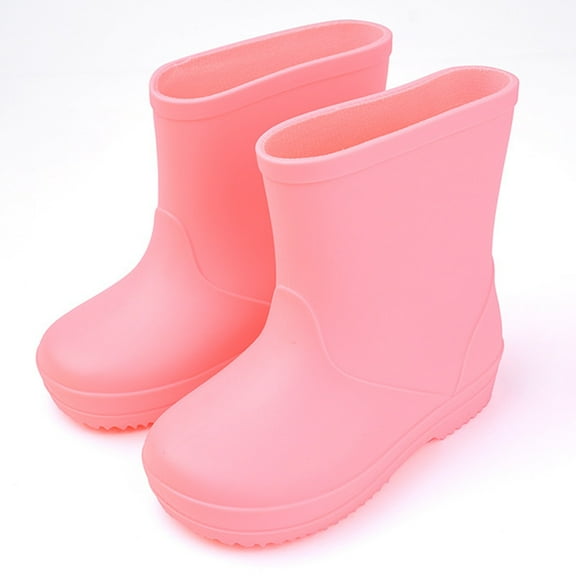 Girls Boots Toddler Rain Boots Lightweight Adorable Rubber Shoes for Kids for Everyday Outdoor Adventures and Beach Trips