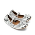 thumbnail image 1 of Girls' Bow Ballet Flats with Non-Slip Sole & Mommy-and-Me Matching Style, 1 of 4