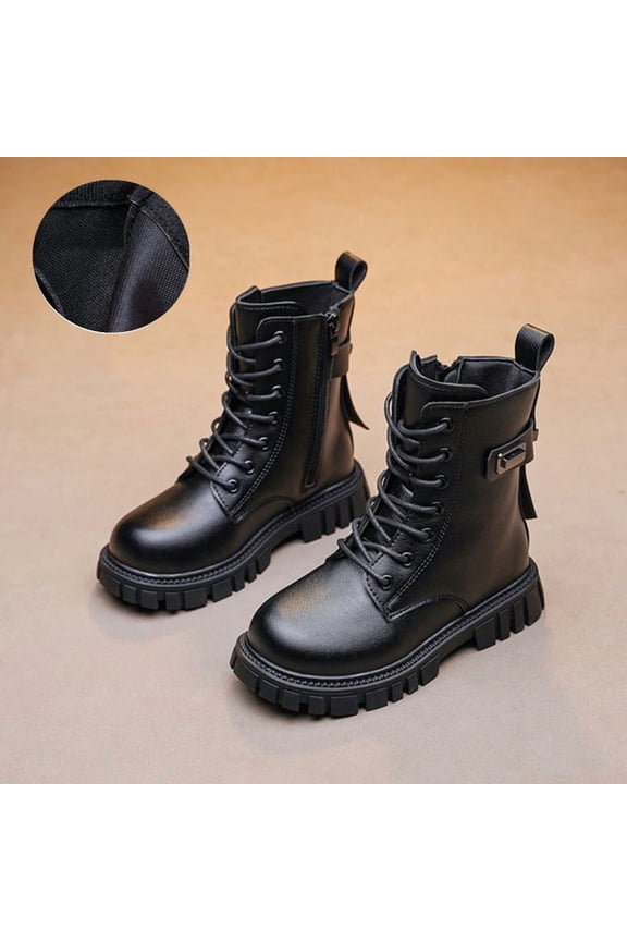 Girls Bow Knot Long Barrel Boots Soft Artificial Leather Casual Fashion Princess Style Shoes