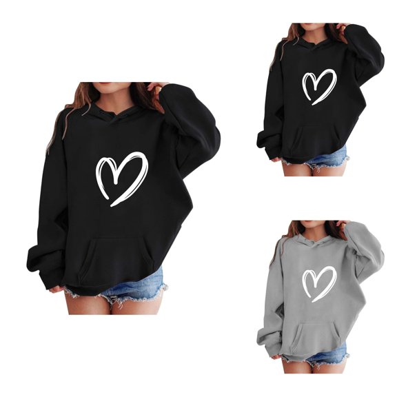 Girls Boys 3D Graphic Fleece Hoodie Sweatshirt, Long Sleeve Pullover with Pockets, Soft Warm Casual Top for Kids Ages 5-16